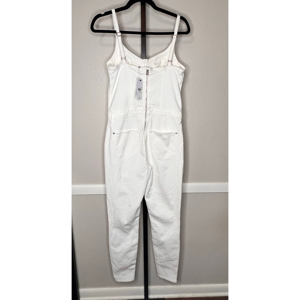 Guess Vanna Sleeveless Skinny Leg Denim Jumpsuit White Womens Size M x 29 NWT - Picture 8 of 15